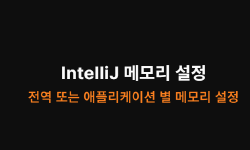 Featured image of post IntelliJ 메모리 설정