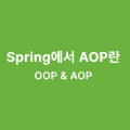 Spring에서 AOP란