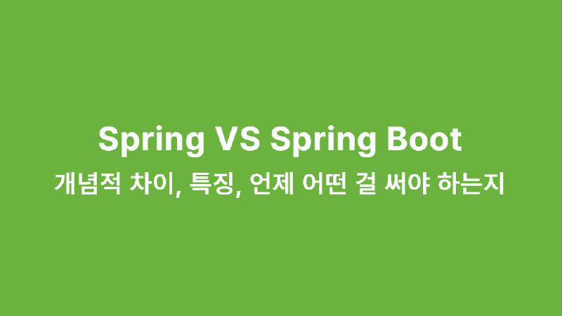 Featured image of post Spring VS Spring Boot