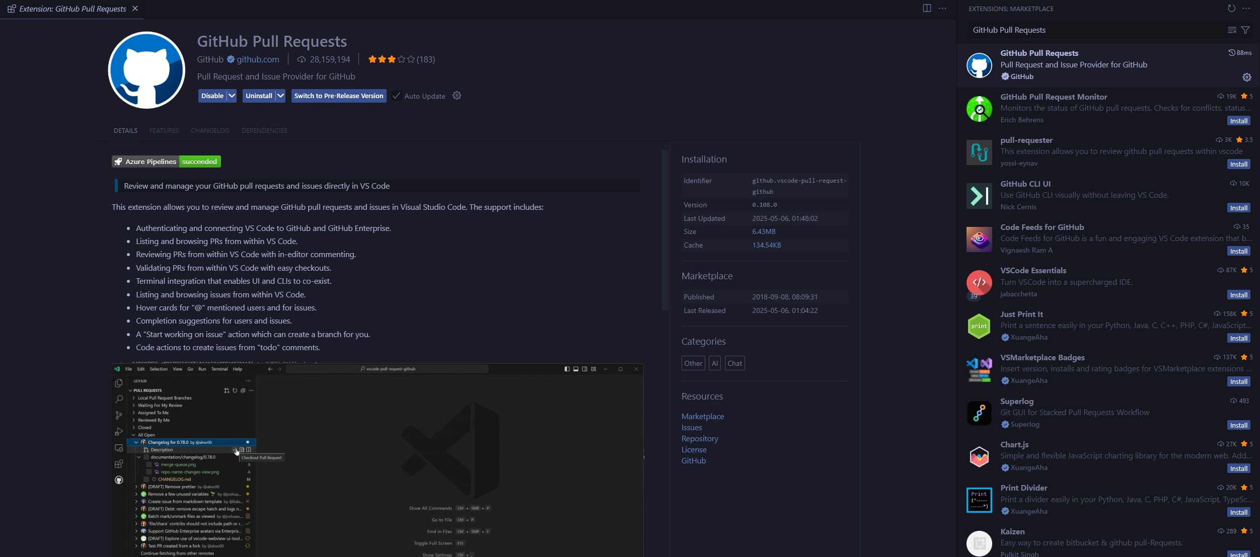 GitHub Pull Requests 확장툴