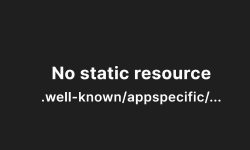 Featured image of post No static resource