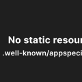 No static resource