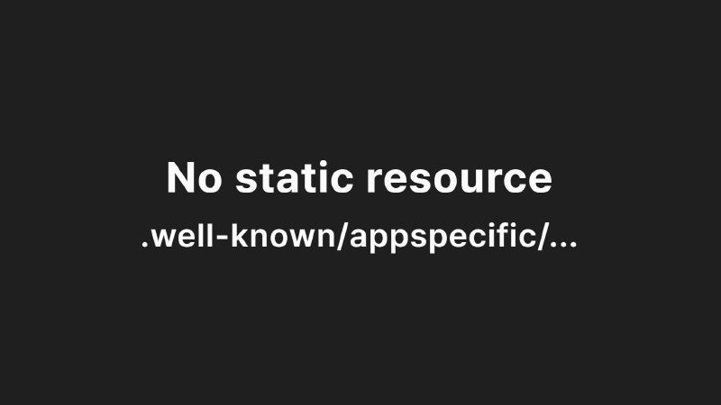 Featured image of post No static resource