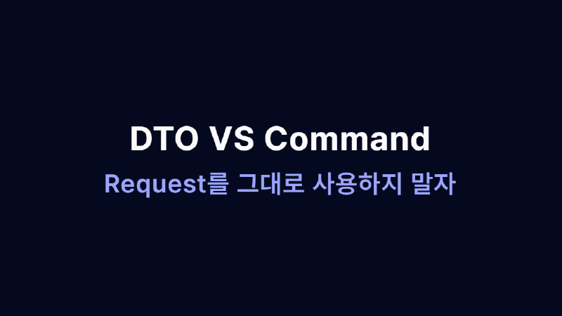 Featured image of post DTO VS Command