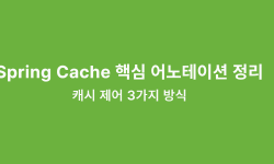 Featured image of post Spring Cache 핵심 어노테이션 정리